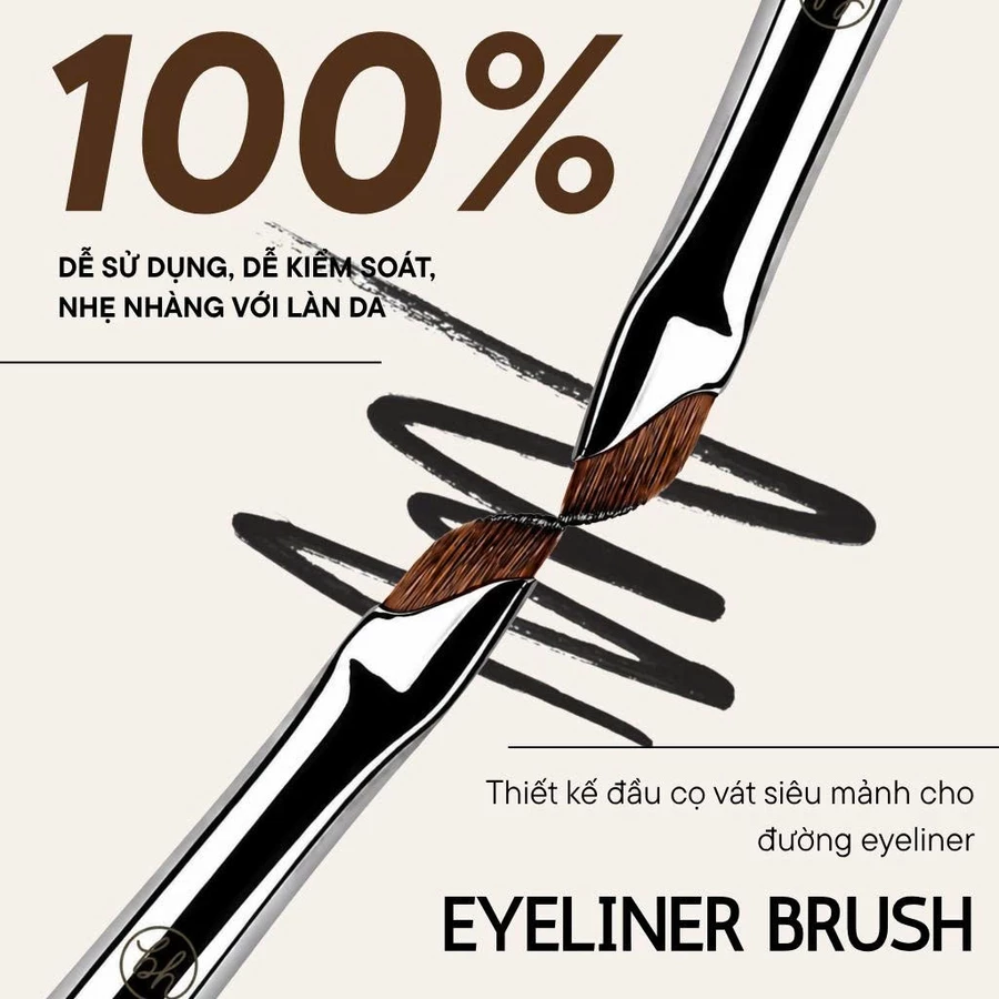 Cọ Kẻ Mắt BH Cosmetics Eyeliner Brush BH341